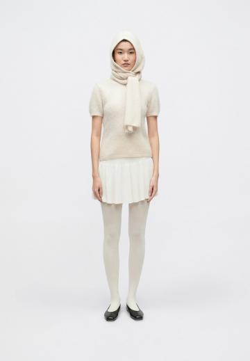 Пуловер с коротким рукавом