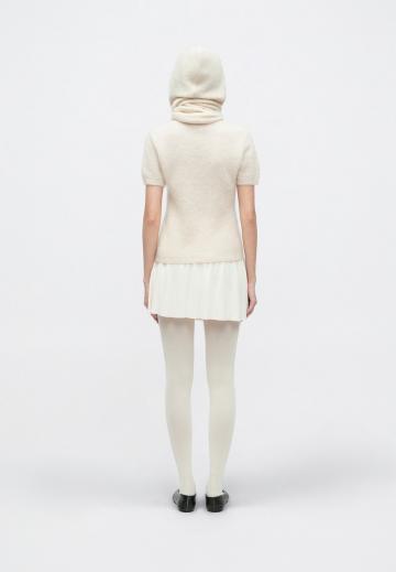 Пуловер с коротким рукавом