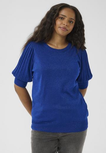 Пуловер с коротким рукавом