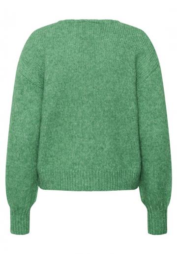 Пуловер с вырезом V