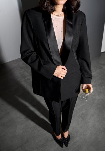 Длинный блейзер