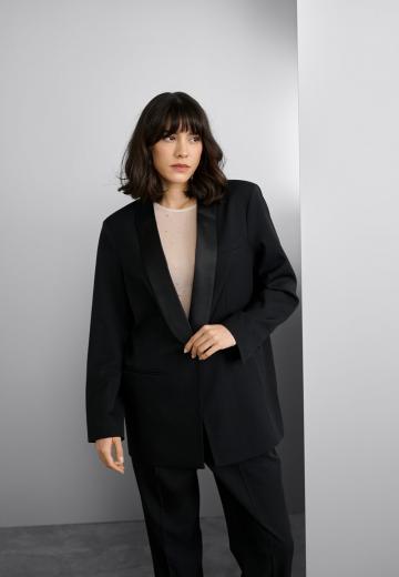 Длинный блейзер