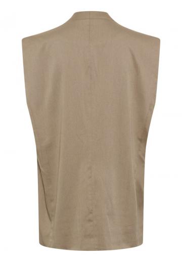 Длинный жилет