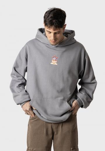 Пуловер с капюшоном