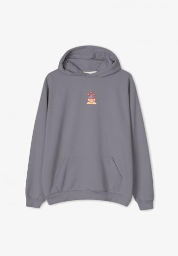 Пуловер с капюшоном