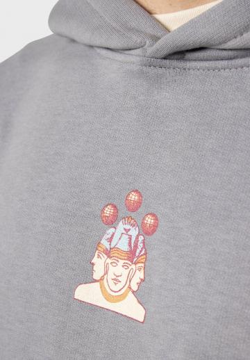 Пуловер с капюшоном