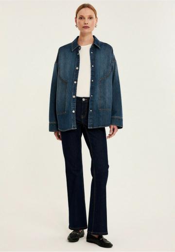 Джинсовая блузка