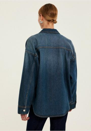 Джинсовая блузка