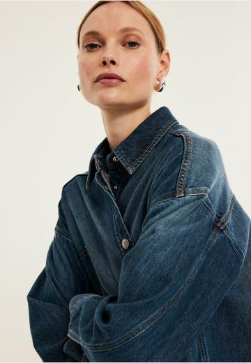 Джинсовая блузка