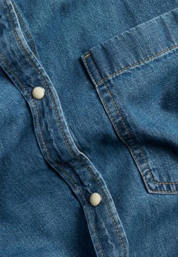 Джинсовое платье