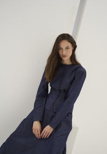 Джинсовая блузка