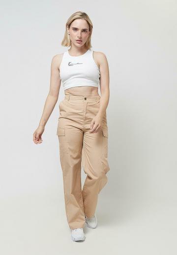 Брюки с накладными карманами