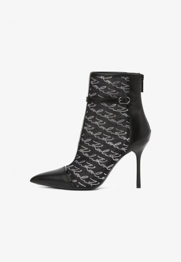 Полусапожки на высоком каблуке