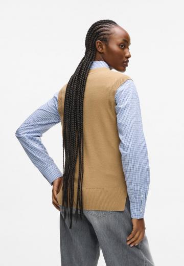 Пуловер без рукавов