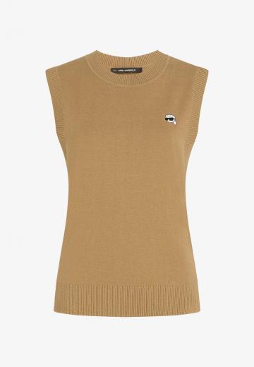 Пуловер без рукавов