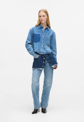 Прямые джинсы