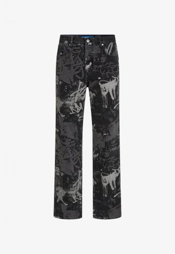 Прямые джинсы