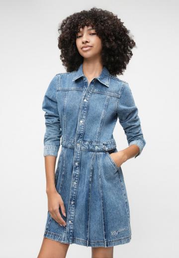 Джинсовое платье
