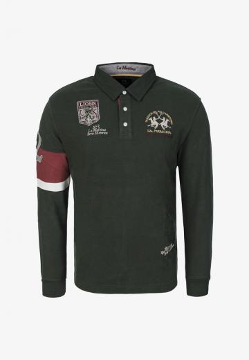 Поло с длинным рукавом