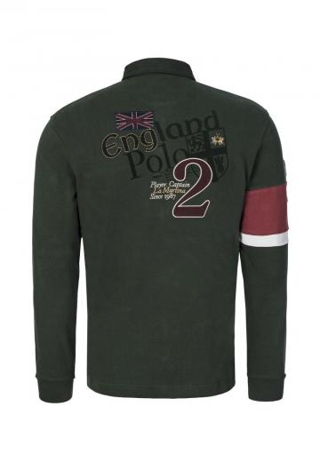 Поло с длинным рукавом