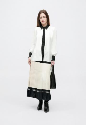 Атласная блузка