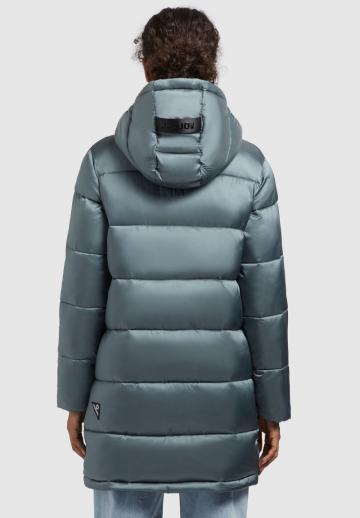 Пальто из искусственной кожи