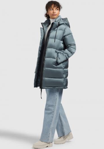 Пальто из искусственной кожи