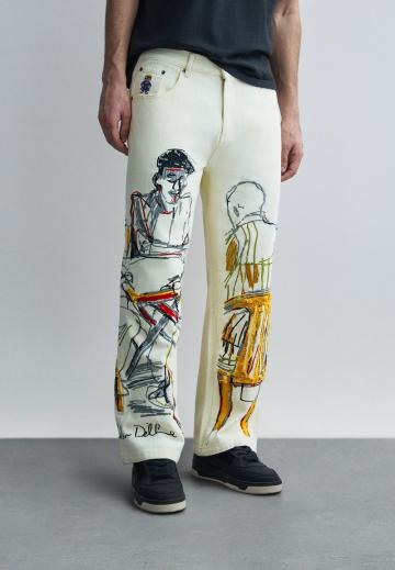 Прямые джинсы