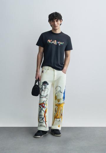 Прямые джинсы