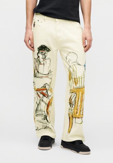 Прямые джинсы