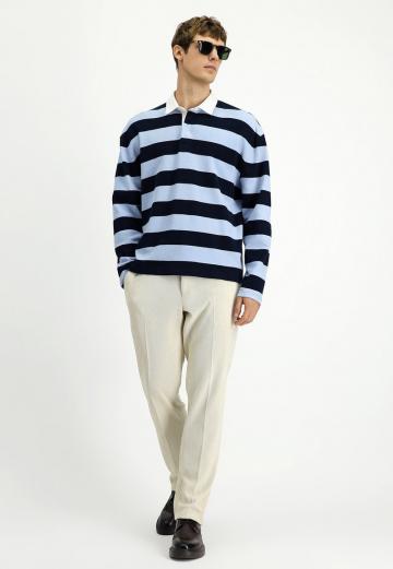 Поло с длинным рукавом