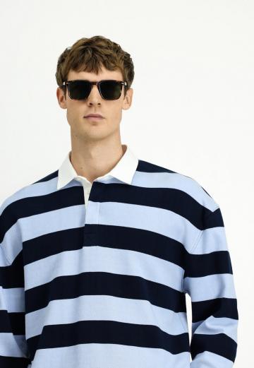 Поло с длинным рукавом