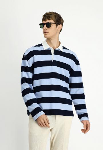 Поло с длинным рукавом