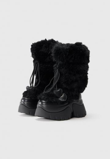 Сапоги на шнуровке