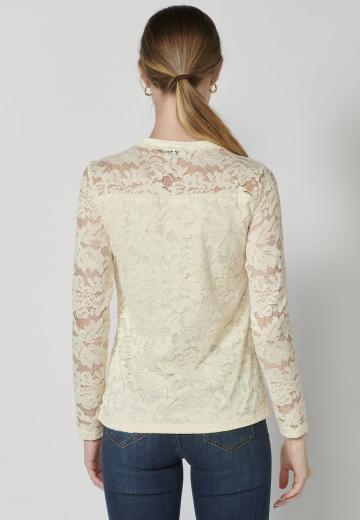 Кружевная блузка
