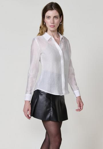 Атласная блузка