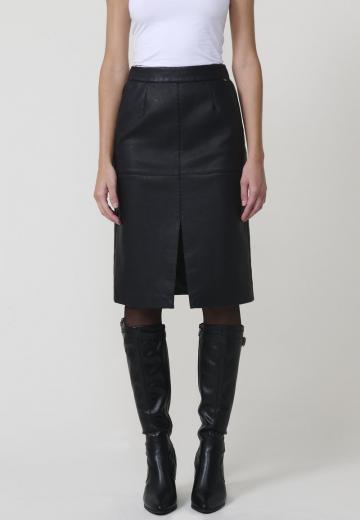 Кожаная юбка