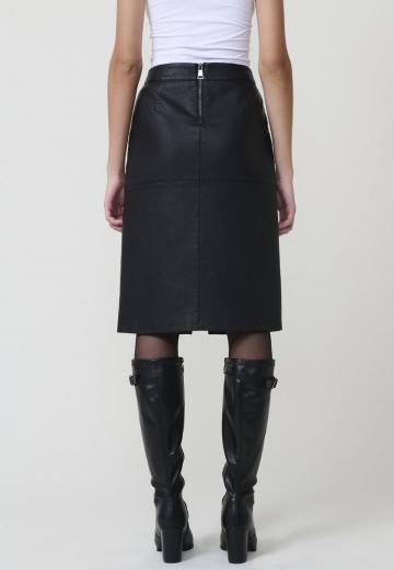 Кожаная юбка
