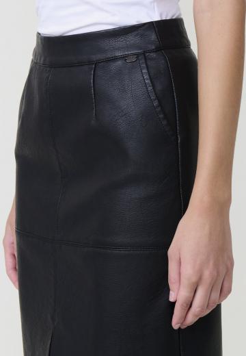 Кожаная юбка