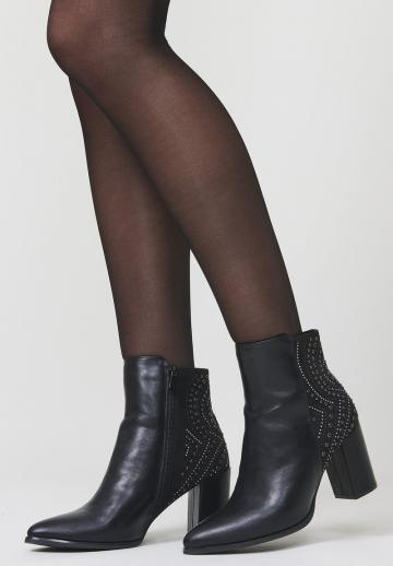 Полусапожки на высоком каблуке