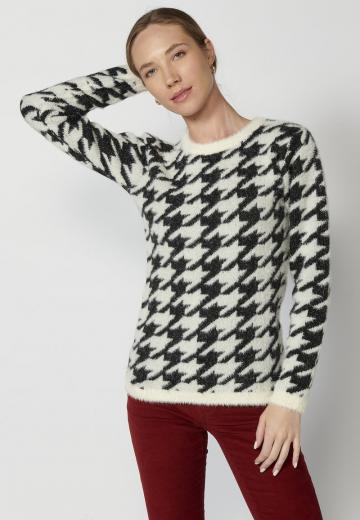 Длинный пуловер