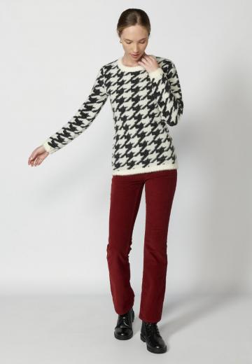 Длинный пуловер