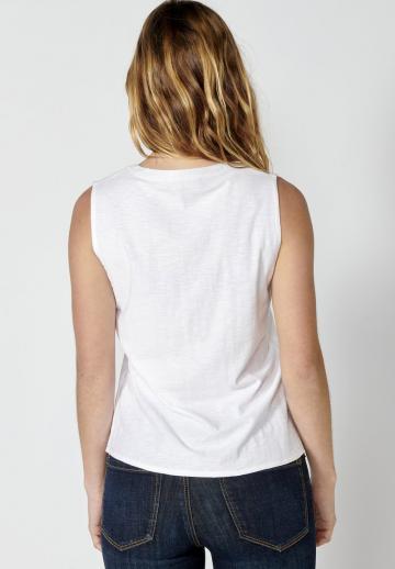 Блузка без рукавов