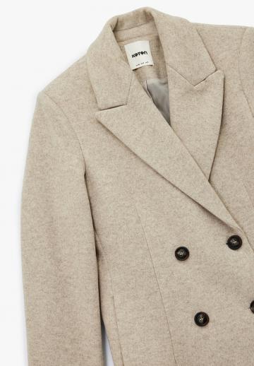 Шерстяное пальто