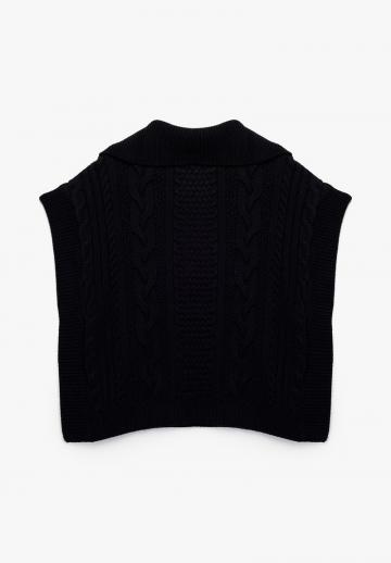 Пуловер без рукавов