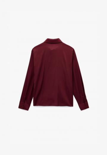 Атласная блузка