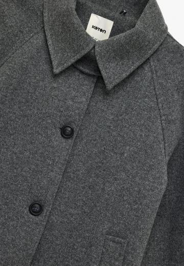 Шерстяное пальто