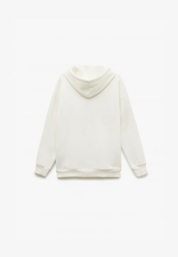 Пуловер с капюшоном