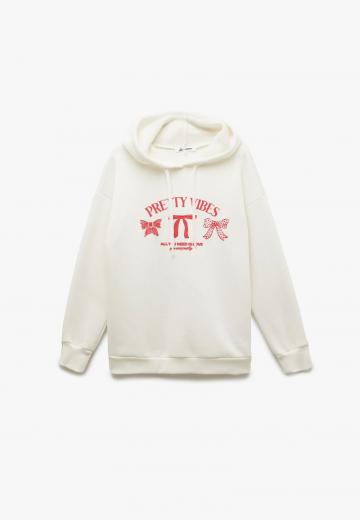 Пуловер с капюшоном