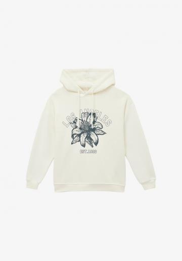 Пуловер с капюшоном